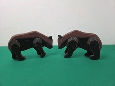 Pair of Carved Wooden Bears from the Studio o...