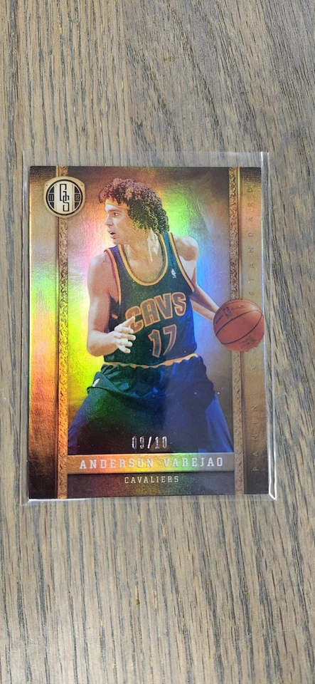 Anderson Varejao 3 Card Auto Lot Gold /10 Cleveland Cavs Brazil Fan Favorite - Image 4 of 4