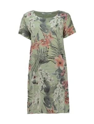 Zabaione Leinen-Kleid Ta44beaa in der Farbe khaki