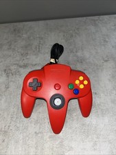 Official Nintendo 64 Controller OEM N64 Red Fully Tested joystick