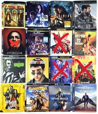 4x 20 4K Slip Covers No Discs, slip covers only Many rare and OOP slips 