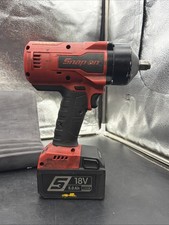 Used Snap-on Ct9050 18v 12 Dr. Brushless Impact Wrench -5ah Battery No Charger