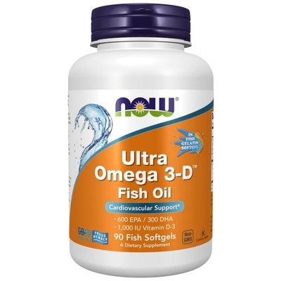Now Foods Ultra Omega 3-D 1200 mg - 90 Kapseln