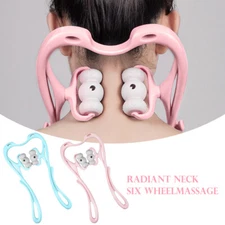 Neck Massagers Roller Colorful Plastic Shoulder Trigger Point Therapy PINK