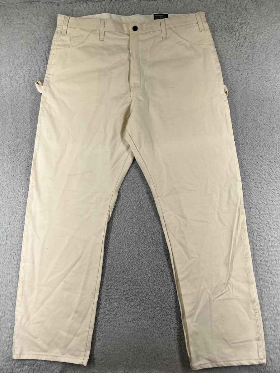 Dickies Pants Men 40 Off White Painters Relaxed Cotton Dickies Pants Men 40 Off White Painters Relaxed Cotton