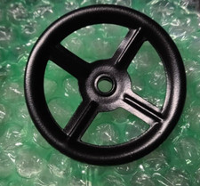 NICE BLACK STEERING WHEEL A.C. GILBERT ERECTOR SET WHITE/RED TRUCK SET