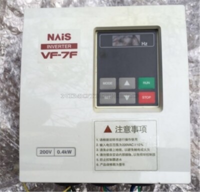 1Pcs Used VF-7F BFV70042F Panasonic Inverter Tested 220V 0.4KW Plc ...