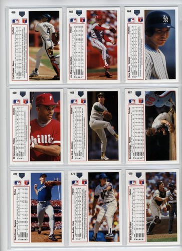 Baseball Upper Deck 1991 Cards Choose Upick from list (255-508) - Picture 429 of 503