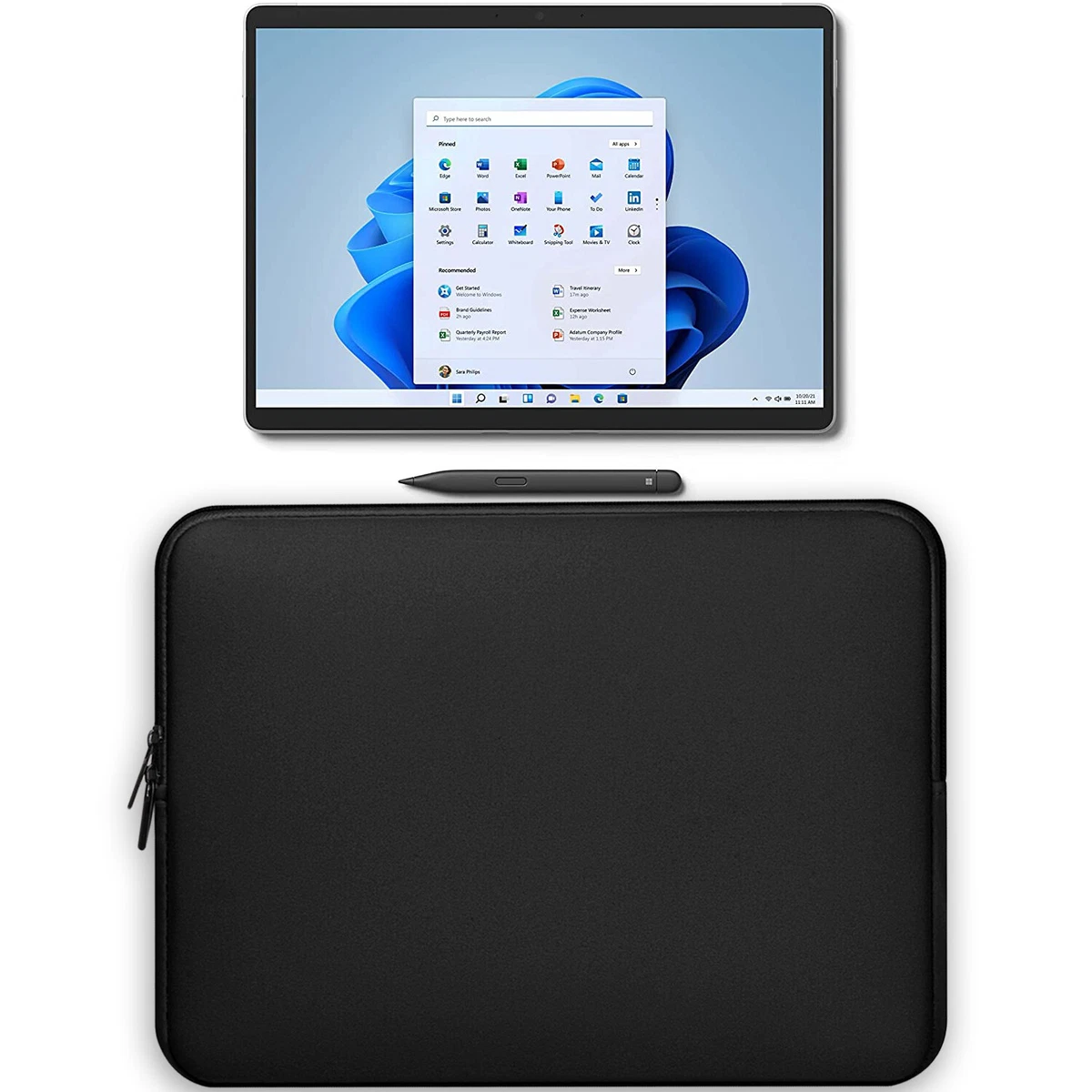 Laptop case top for surface pro