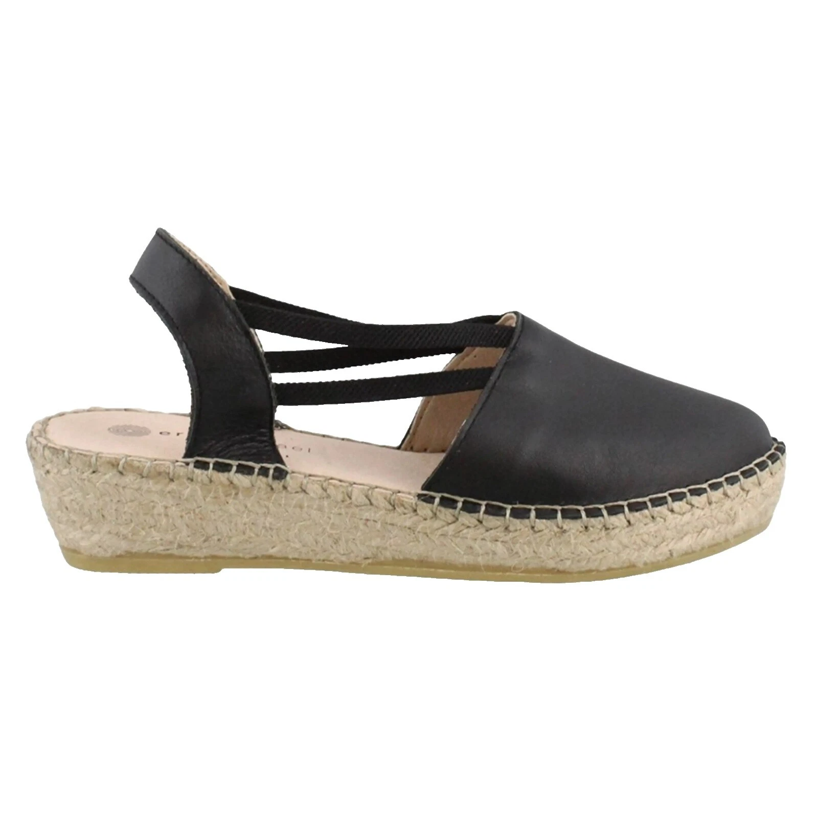 Saltos formais superiores femininos de couro wedge