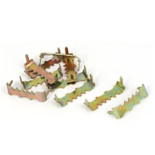 25mm x 7mm x 9mm No Nail Picture Frame Hooks Saw Tooth Sawtooth Hangers 10PCS