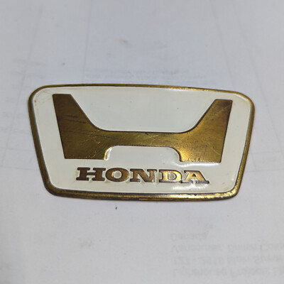 Honda S500 S600 Hood Emblem White Gold EXTREMELY RARE | eBay