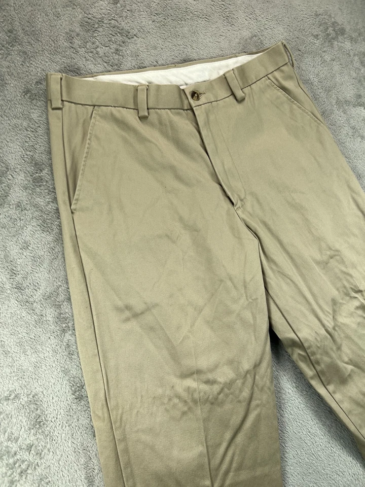 George Mens Khaki Pants 34x30 Dress Chino Khaki Actual 35x29 GM00254 - Image 2 of 4