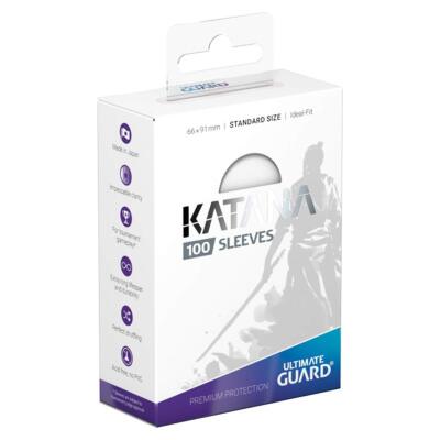 Ultimate Guard Katana Standard Size Clear Card Sleeves 100 pack