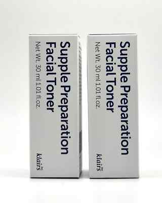 2 x Klairs Supple Preparation Facial Toner ~ Travel Size 1.01 Fl Oz