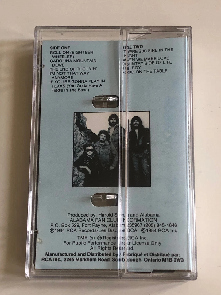 Alabama - Roll On (1984 Cassette Tape) - Image 2 of 3