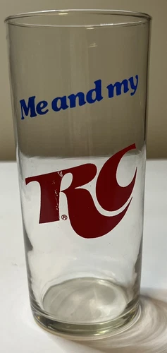 Vintage RC Royal Crown Cola“Me And My RC” 16 oz Drinking Glass Federal Glass Co.