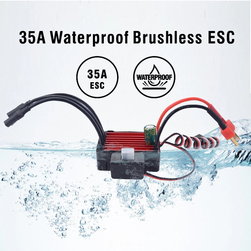 SURPASSHOBBY Wasserdichter KK 35A ESC für 2838 2845 Motor RC 1/16 1/14 RC Auto - Bild 2 von 4