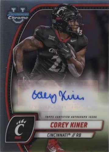 2024 Bowman University Chrome #47 Corey Kiner Refractor B14R2C30