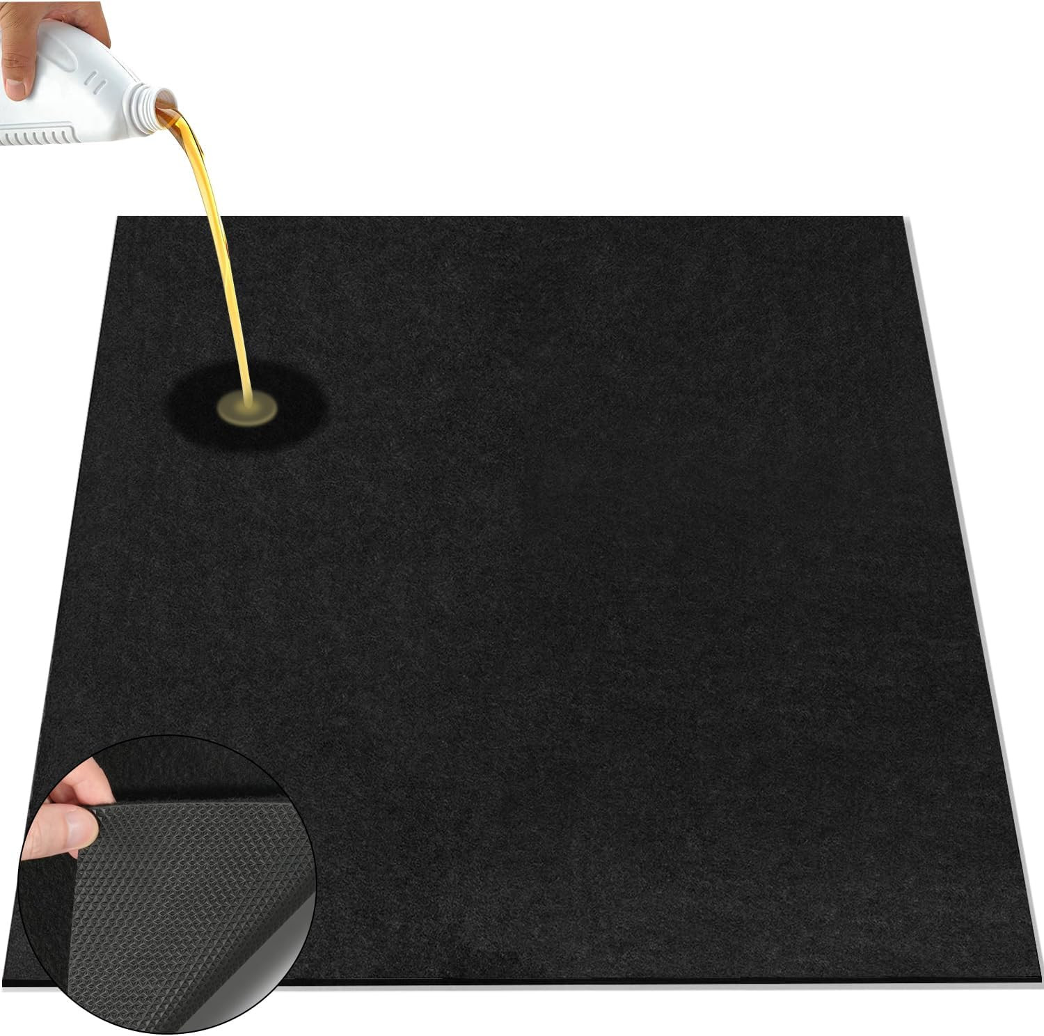 Golener Oil Spill Mat - Garage Floor Mat, Absorbent Oil Pad, Premium Maintenance