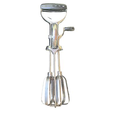 Vintage Ecko Best Hand Mixer Egg Beater With Black Handle