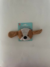 Brown Puppy Pal Pacifier Holder and Toy