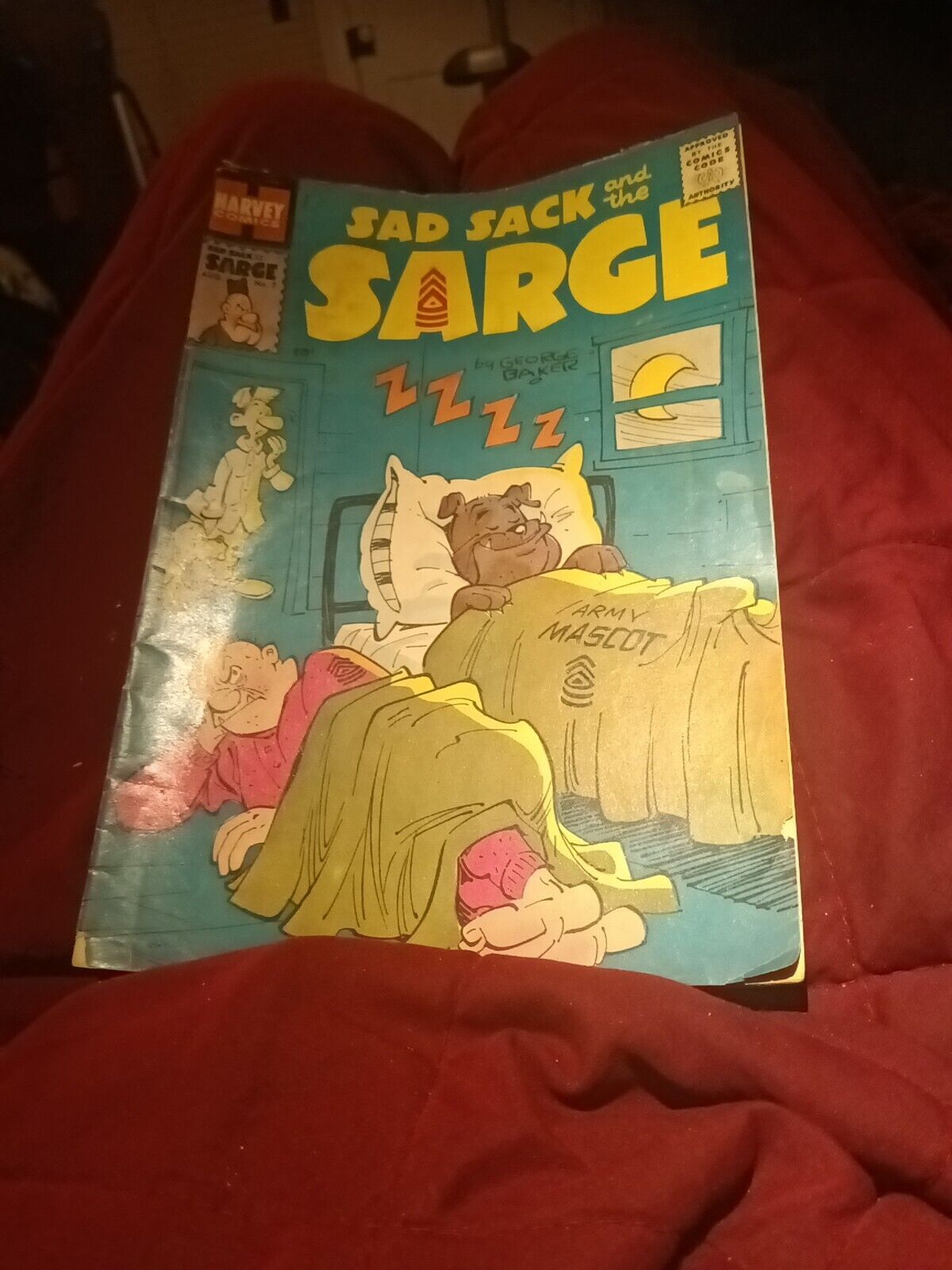Harvey Comics Sad Sack And The Sarge #7 (1958) silver age Harvey Comics vol 1 