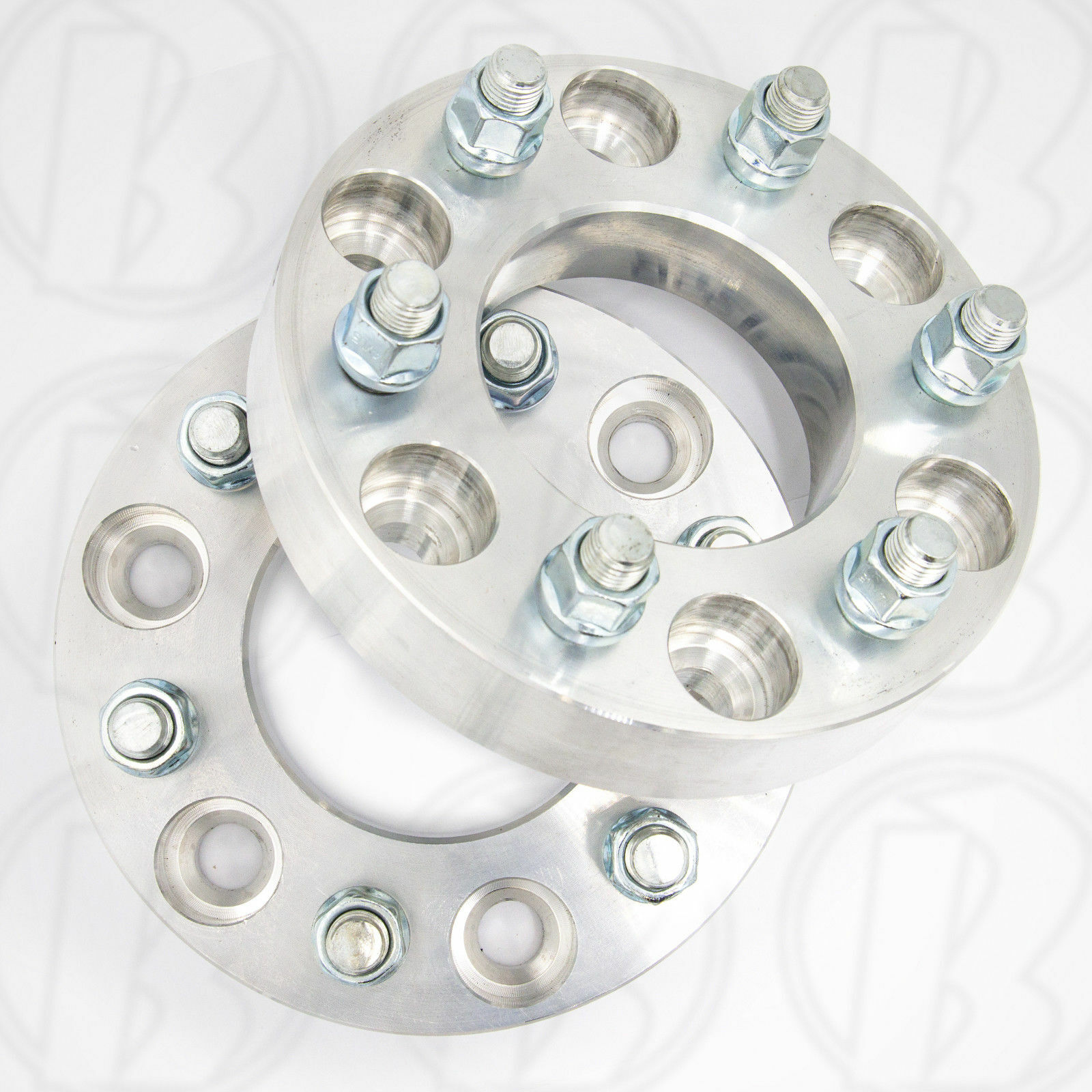 2pc 6x5.5 to 6x120 1.25" Wheel Spacers Adapters 93.1 Bore For 6 Lug