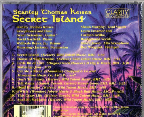 Stanley Thomas Keiser Isola Segreta *24 Carati Oro Premium*CD*MINT* (582) - Foto 2 di 2