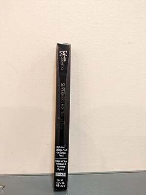 It Cosmetics Superhero No-Tug Gel Liner Super Black 0.042 oz New