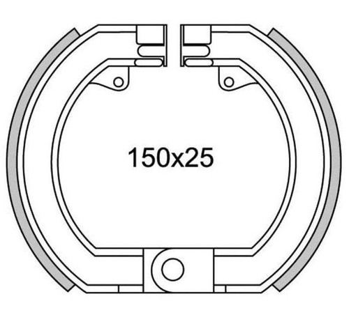 PINASCO Racing-Bremsbacken Vorne Für Vespa 50 N L R SPECIAL/90/125