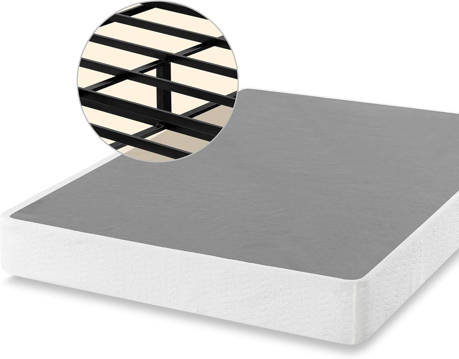 9 Inch Metal Smart Box Spring, Mattress Foundation, Strong M