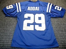 Joseph Addai Indianapolis Colts Jersey Men's Size 50 Reebok Stitched Blue Jersey