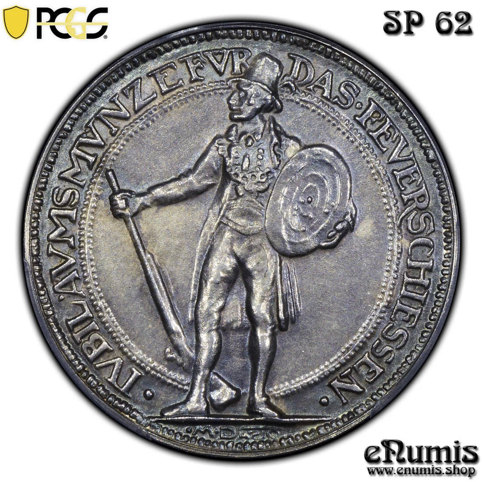 Bavaria, Luitpold, Shooting Medal 1910, 100th Ann. Oktoberfest, PCGS SP 62 - Image 4 of 4