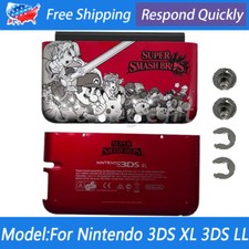 Replace For Nintendo 3DS XL 3DS LL Plate housing Shell Case Pattern Top  Bottom