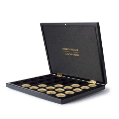 Volterra Uno - Münzkassette für 30 Goldmünzen  American Eagle  in Kapseln