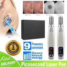 Professional Laser Picosecond Pen Blue Red Tattoo Remover Acne Scar Skin Cleaner