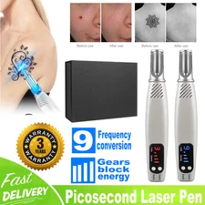 Professional Laser Picosecond Pen Blue&Red Tattoo Remover Acne Scar Skin Cleaner