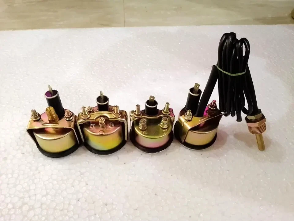 Smiths Replica Temp + Oil + Fuel + Amp Gauge+ 100 MM Speedometer KPH +Tachometer - Image 4 of 4