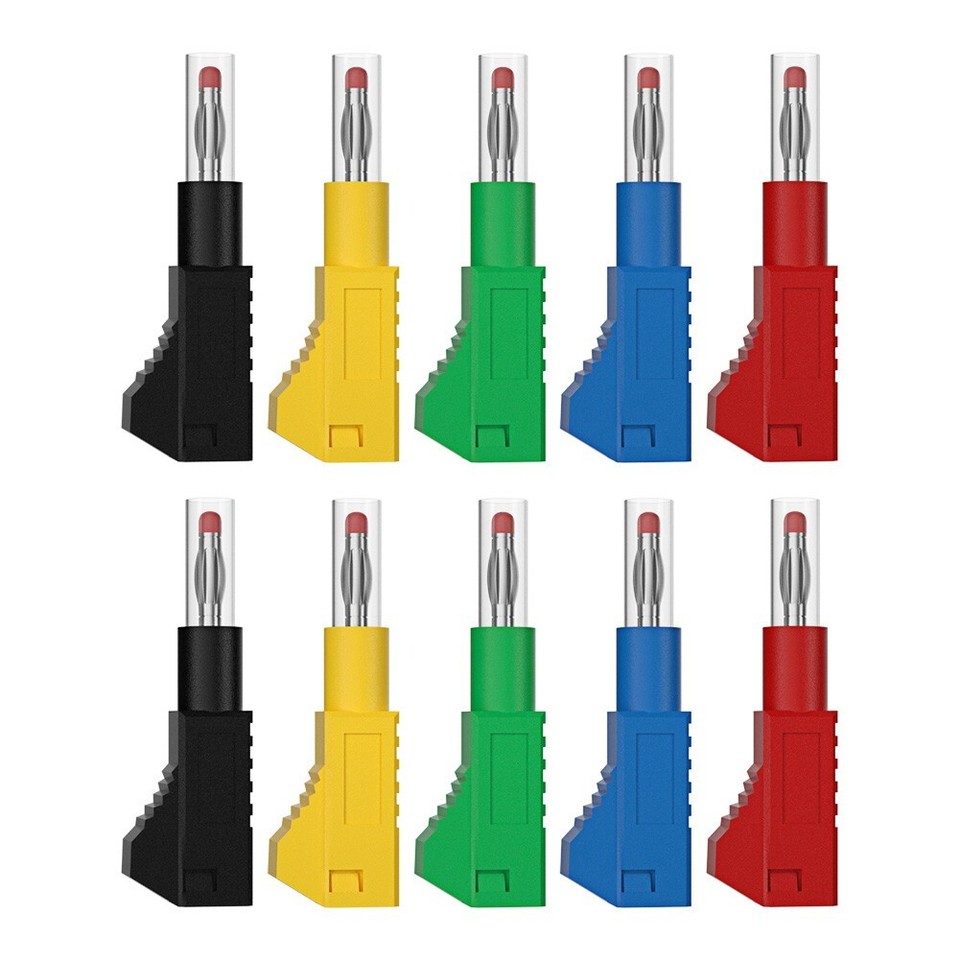 Plug Accessories Banana Plug 10pcs 4mm Banana Plug Connectors Line