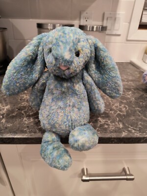 Jellycat BASHFUL LUXE BUNNY AZURE 12