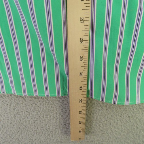 Ralph Lauren Shirt Mens 2XL Green Purple Long Sleeve Button Up Pony Classic - Picture 8 of 8
