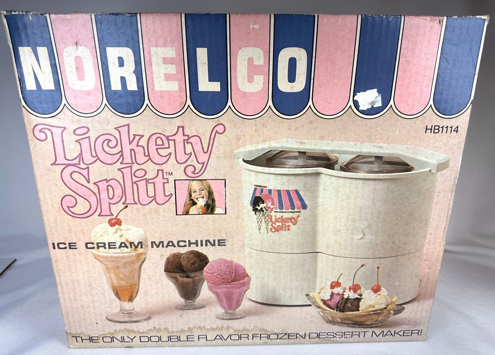 Vintage Norelco Lickety Split 1978 2 Quart Ice Cream Maker Model #HB1114 PARTS
Opens in a new window