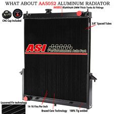 3-Row Aluminium Radiator For 2002-2009 Nissan Patrol GU Y61 3 4 5 4.2 TD42 MT