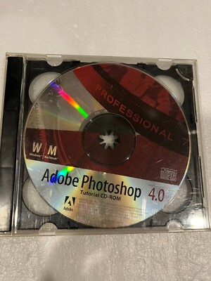Adobe Photoshop 4.0 Application CD for Mac & Tutorial CD for