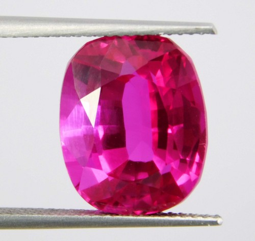 Prime-Quality Natural RUBY PINK 15.00 Ct Cushion Cut Loose Gemstone Certified - Imagen 3 de 9