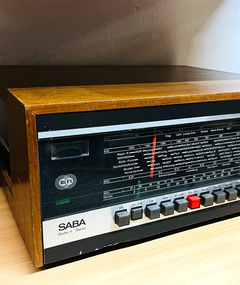 SABA Studio II Stereo Vintage HiFi-Studio-Anlage!! Needs Service!! Teil-Funktion - Bild 2 von 4
