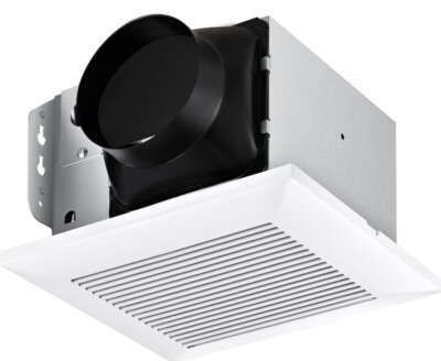 110 CFM Bathroom Exhaust Ventilation Fan w/ Metal Housing, Very Quiet Vent Fan