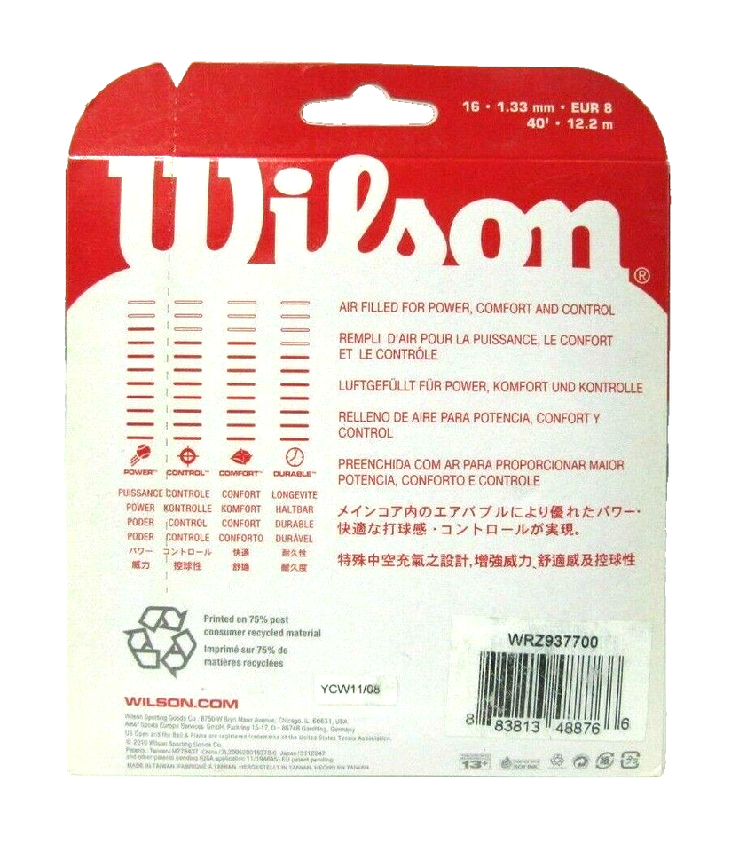 Rare Wilson Hollow Core 16 Racquet Stringer String 40' BRAND NEW SEALED ...