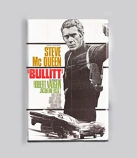 BULLITT (1968) - 2" x 3" MOVIE POSTER MAGNET (60s action Steve McQueen bullet)